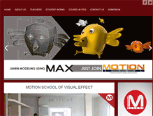 Tablet Screenshot of motion-school.com